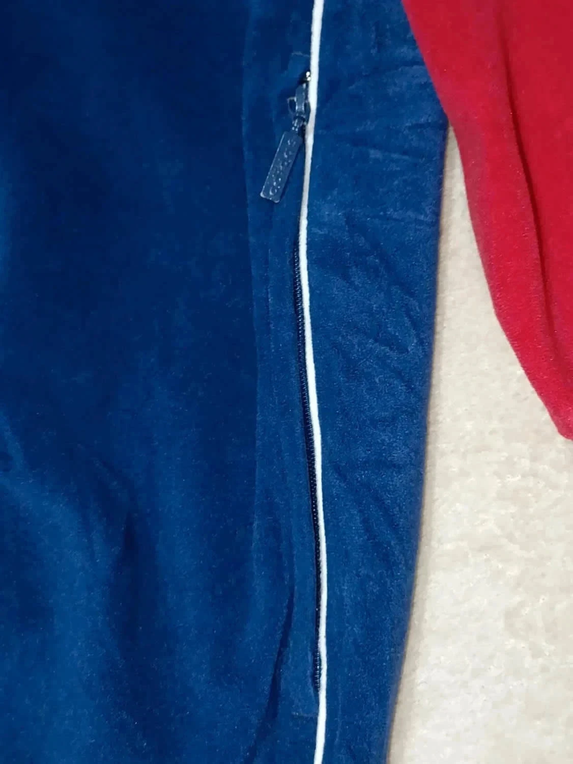 Rode blauwe Adidas vintage Y2K trackjas F180 (M) – photo 5